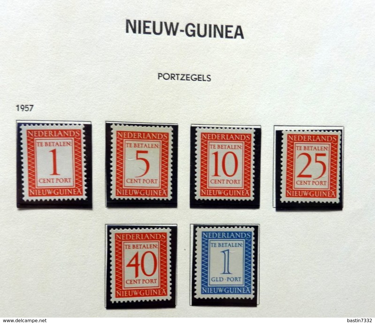 United Nations/Netherlands/Suriname/Netherlands Antilles/Netherlands New Guinea on album pages