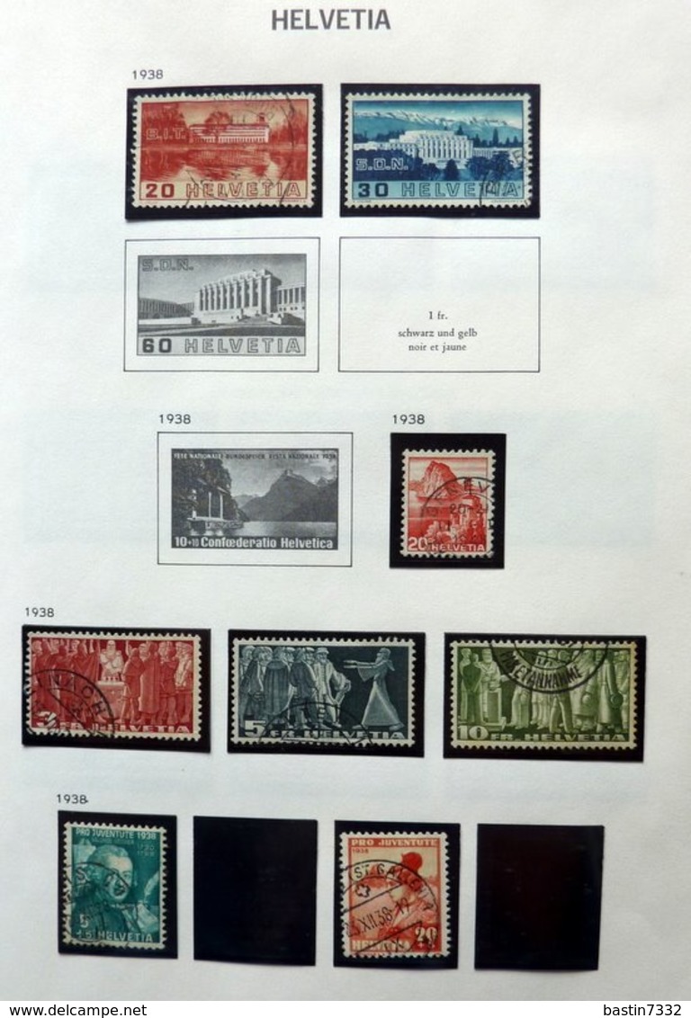 Suisse/Svizzera /Switzerland/United Nations/Netherlands and Colonies/6x Austria yearsets 1987-1992 on album pages