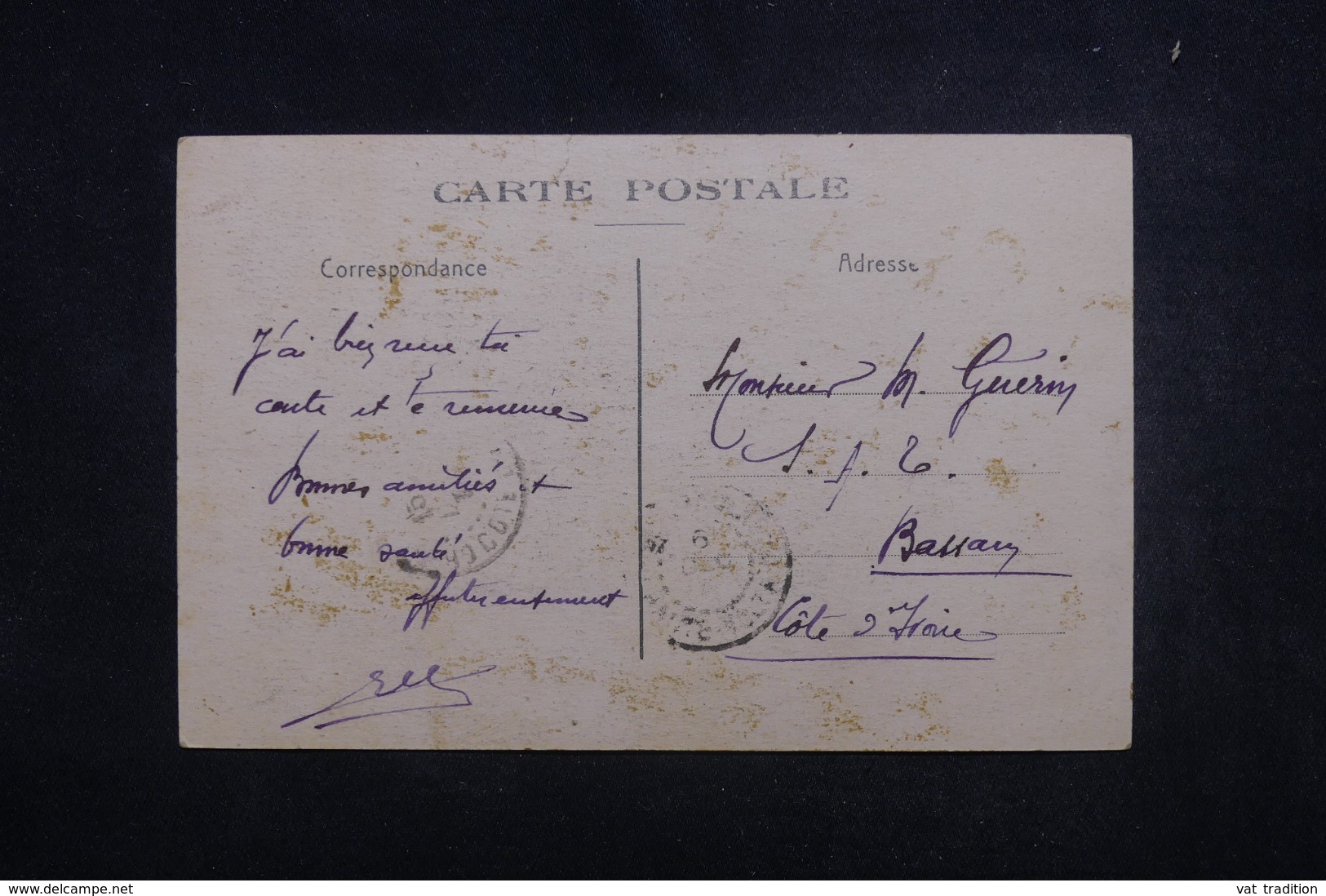 HAUTE VOLTA - Affranchissement Plaisant Sur Carte Postale ( Femmes Oualofs ) Pour Grand Bassam  - L 45611 - Cartas & Documentos