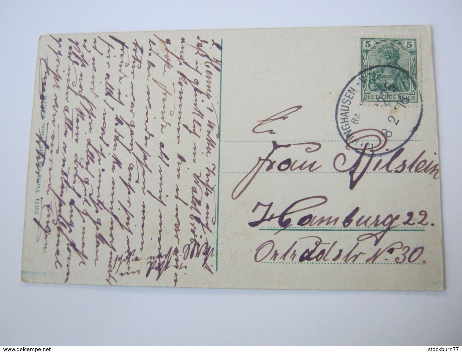 WALDBRÖL, Strasse, Seltene Karte Um 1916 Mit Marke + Stempel - Waldbroel