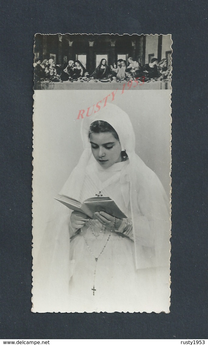 IMAGE RELIGIEUSE DE MAAS FRANÇOISE À SAINT MARTIN DES CHAMPS 1951 : - Images Religieuses