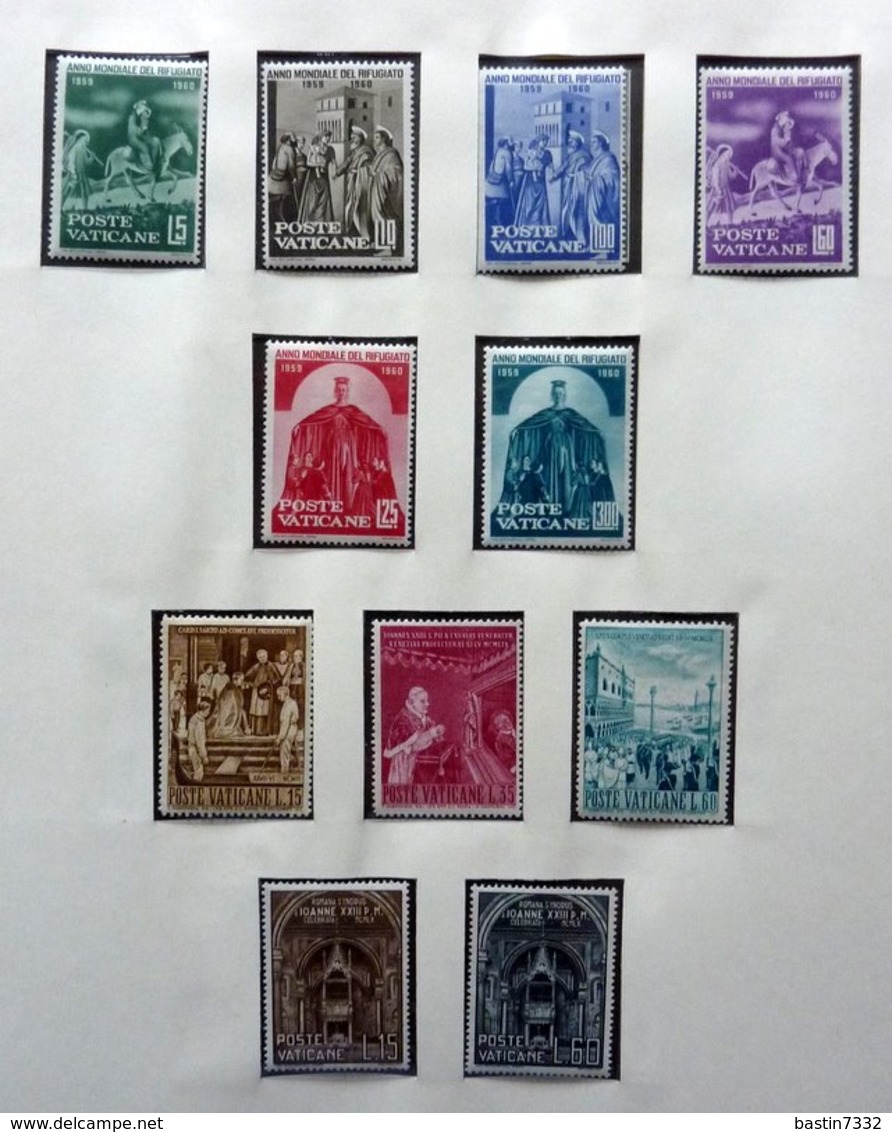 Vaticano/Vaticaan 1960-1981 In Lindner + Germany/Austria In Stockbook Mint/Postfris/Neuf Sans Charniere - Verzamelingen (in Albums)