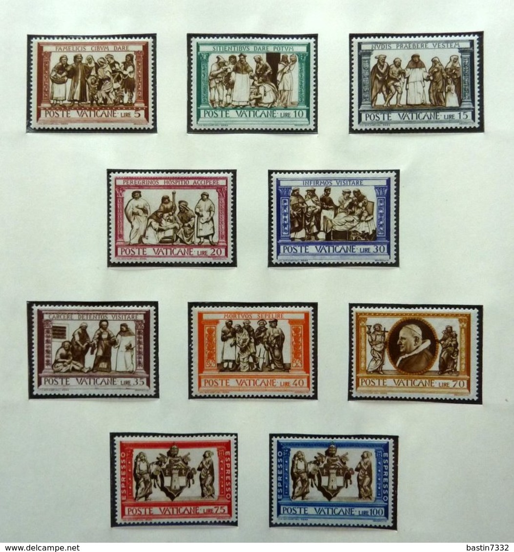 Vaticano/Vaticaan 1960-1981 In Lindner + Germany/Austria In Stockbook Mint/Postfris/Neuf Sans Charniere - Verzamelingen (in Albums)