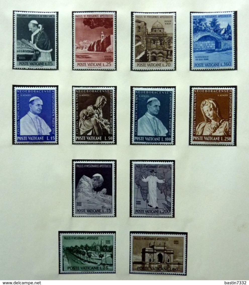 Vaticano/Vaticaan 1960-1981 in Lindner + Germany/Austria in stockbook Mint/Postfris/Neuf sans charniere