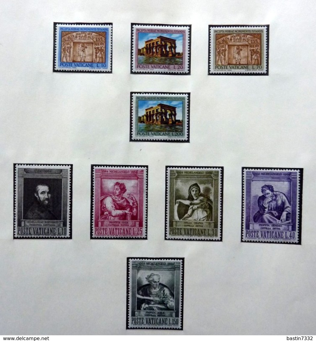 Vaticano/Vaticaan 1960-1981 in Lindner + Germany/Austria in stockbook Mint/Postfris/Neuf sans charniere