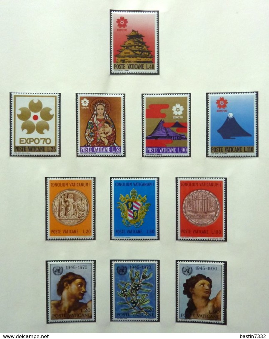 Vaticano/Vaticaan 1960-1981 in Lindner + Germany/Austria in stockbook Mint/Postfris/Neuf sans charniere