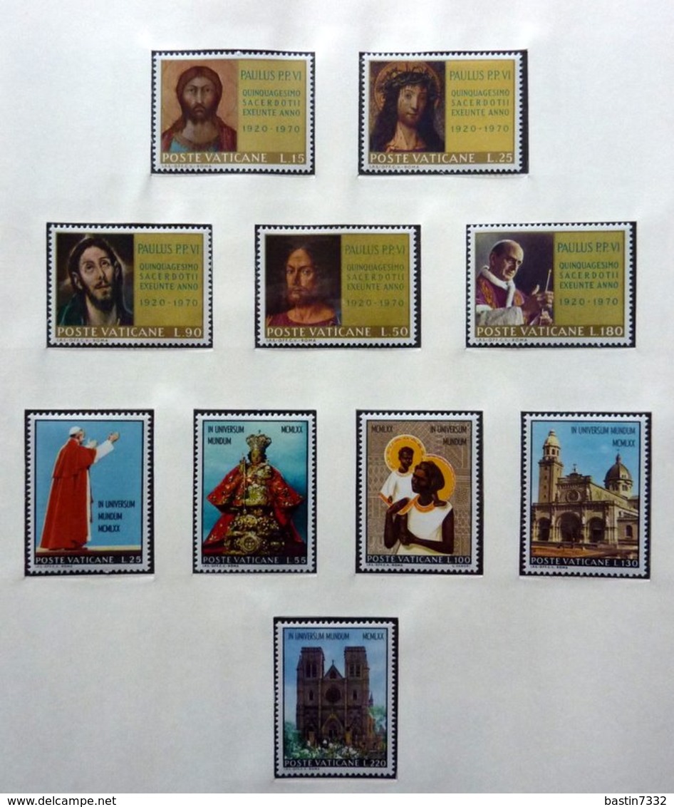 Vaticano/Vaticaan 1960-1981 in Lindner + Germany/Austria in stockbook Mint/Postfris/Neuf sans charniere