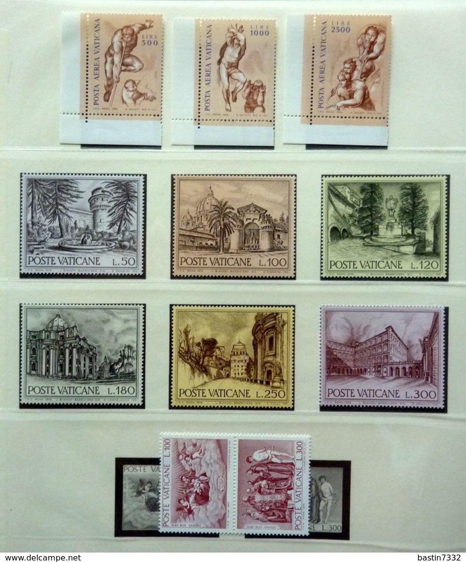 Vaticano/Vaticaan 1960-1981 in Lindner + Germany/Austria in stockbook Mint/Postfris/Neuf sans charniere