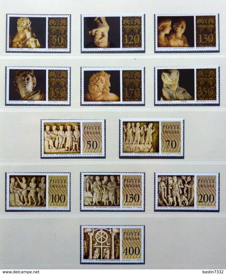 Vaticano/Vaticaan 1960-1981 in Lindner + Germany/Austria in stockbook Mint/Postfris/Neuf sans charniere