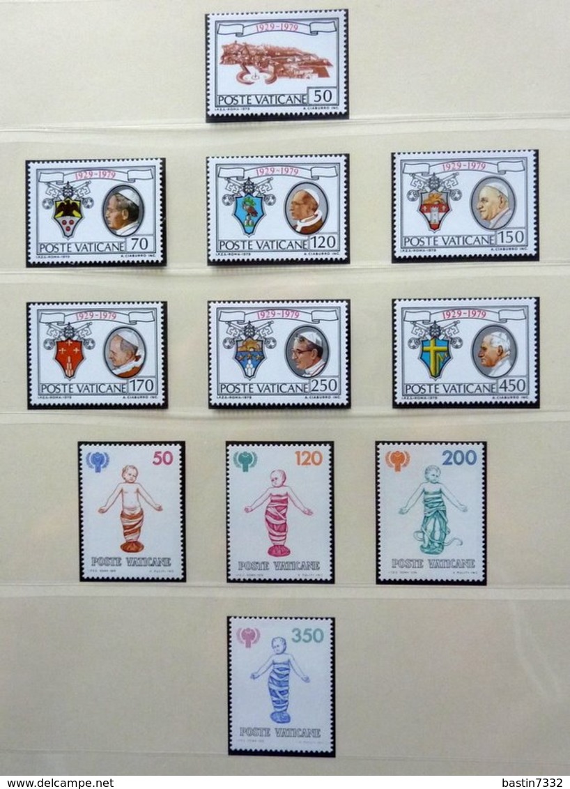 Vaticano/Vaticaan 1960-1981 in Lindner + Germany/Austria in stockbook Mint/Postfris/Neuf sans charniere