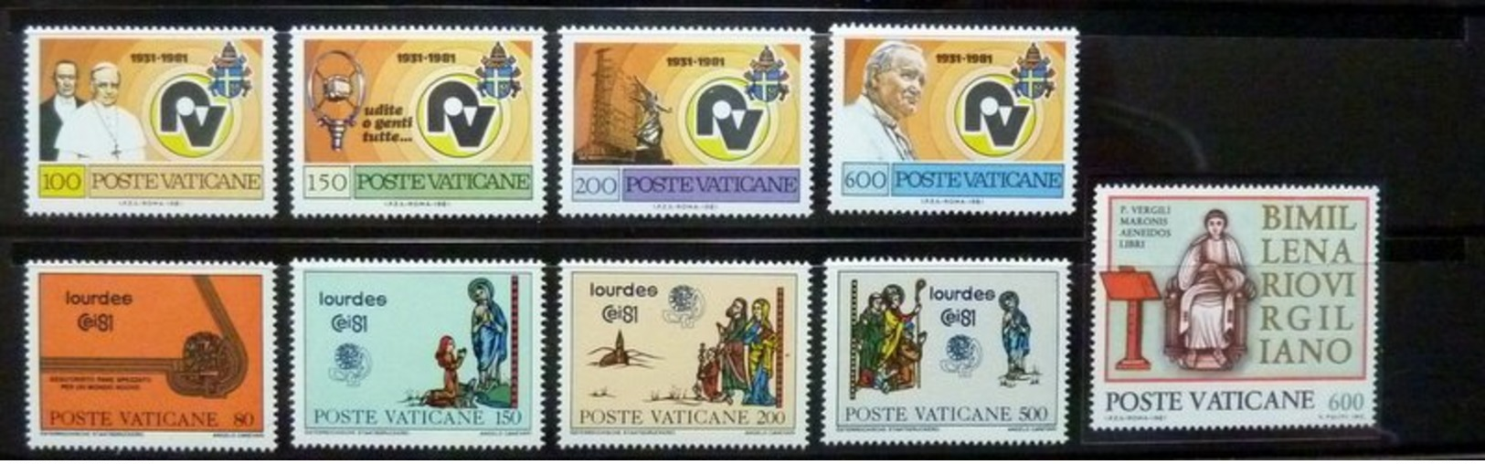 Vaticano/Vaticaan 1960-1981 in Lindner + Germany/Austria in stockbook Mint/Postfris/Neuf sans charniere