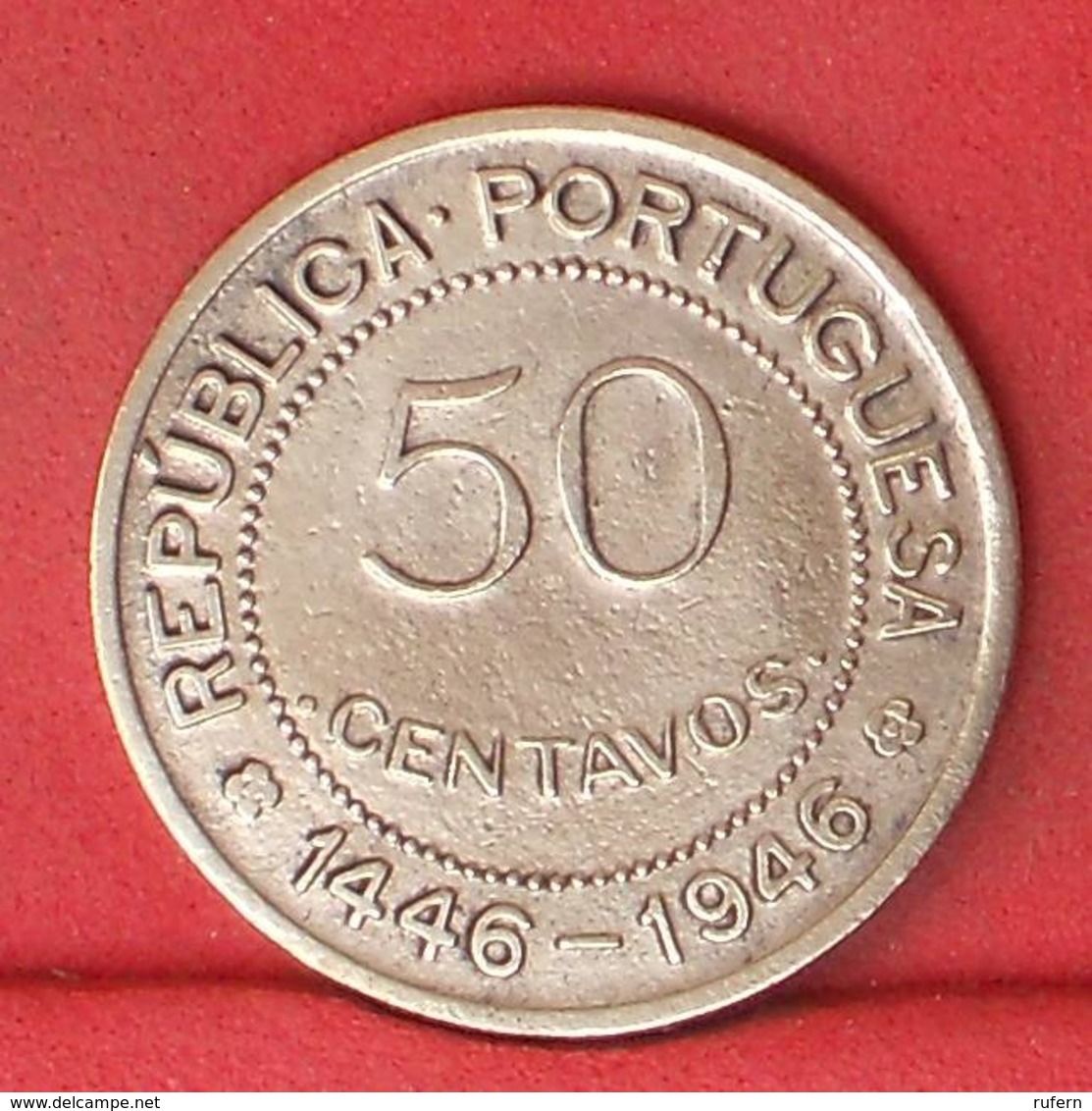 GUINÉ 50 CENTAVOS 1946 -    KM# 6 - (Nº32004) - Portugal