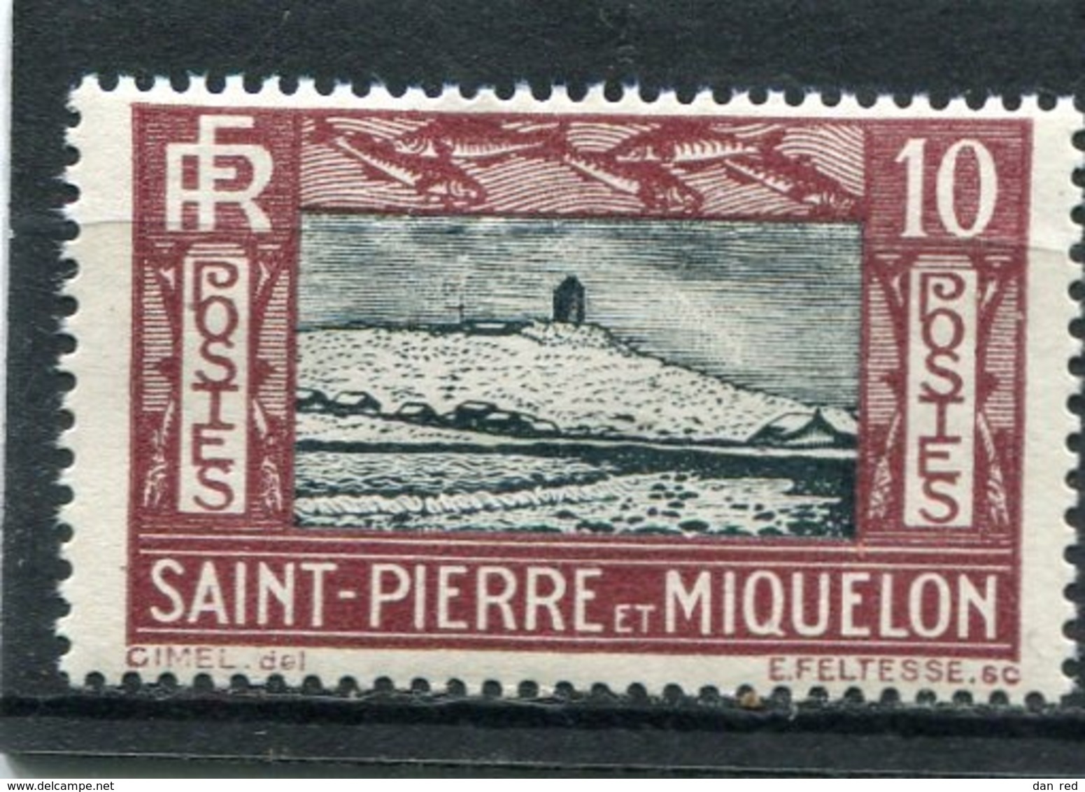 SAINT-PIERRE ET MIQUELON  N°  140 *  (Y&T)   (Charnière) - Nuevos