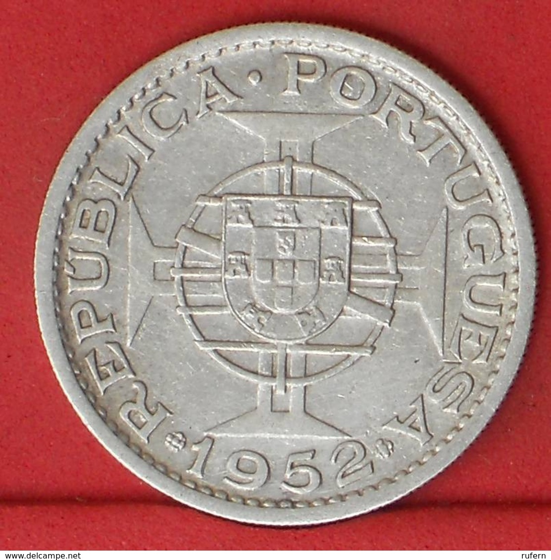 GUINÉ 20 ESCUDOS 1952 - * SILVER *    KM# 11 - (Nº32007) - Guinea-Bissau