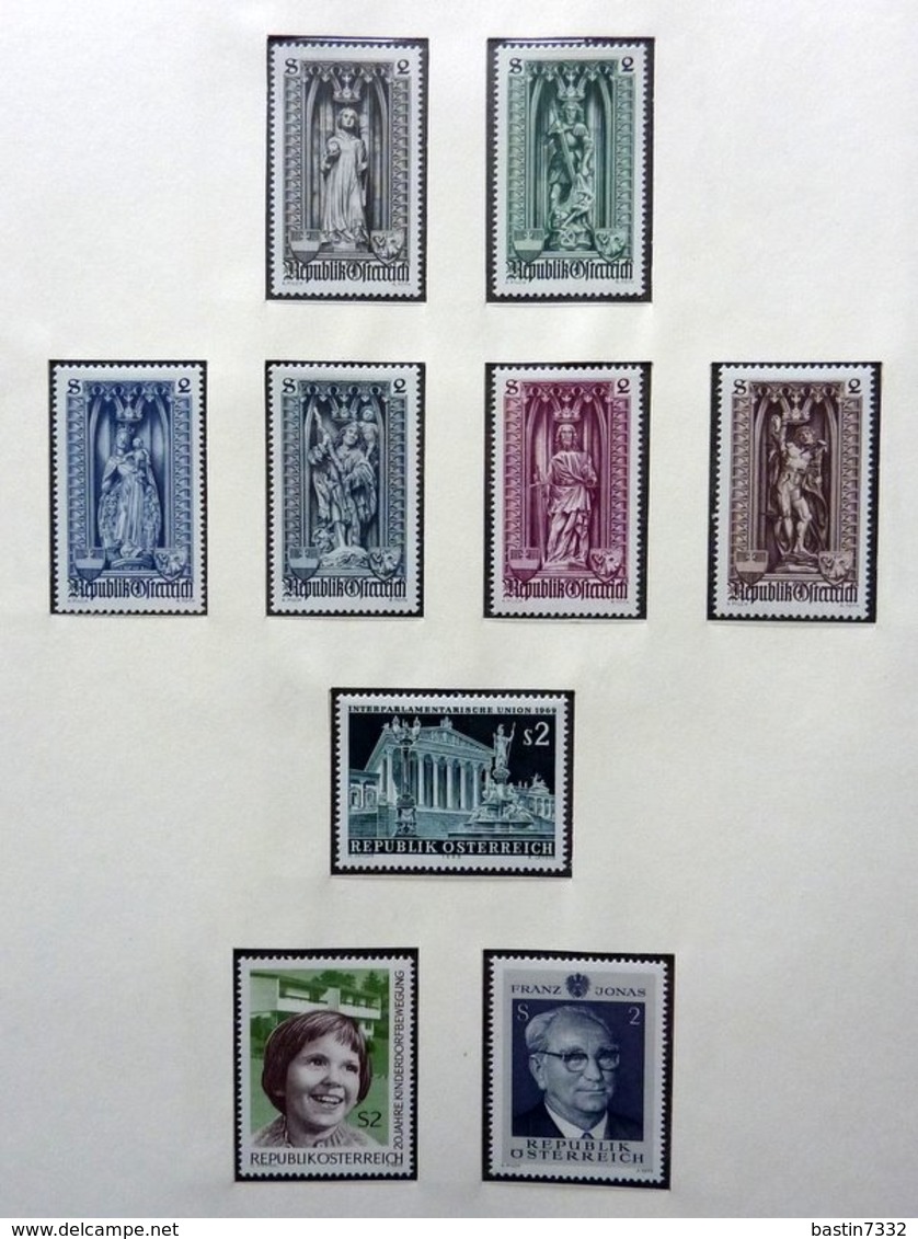 Austria/Oostenrijk/Österreich collection 1945-1981 in 2x Lindner albums Mint/Postfris/Neuf sans charniere
