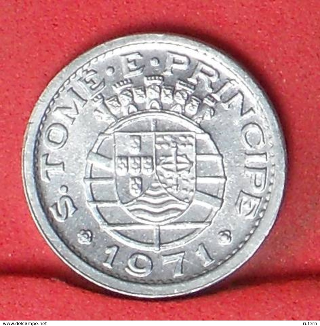 SAINT THOMAS E PRINCIPE 10 CENTAVOS 1971 -    KM# 15a - (Nº32020) - Sao Tome Et Principe