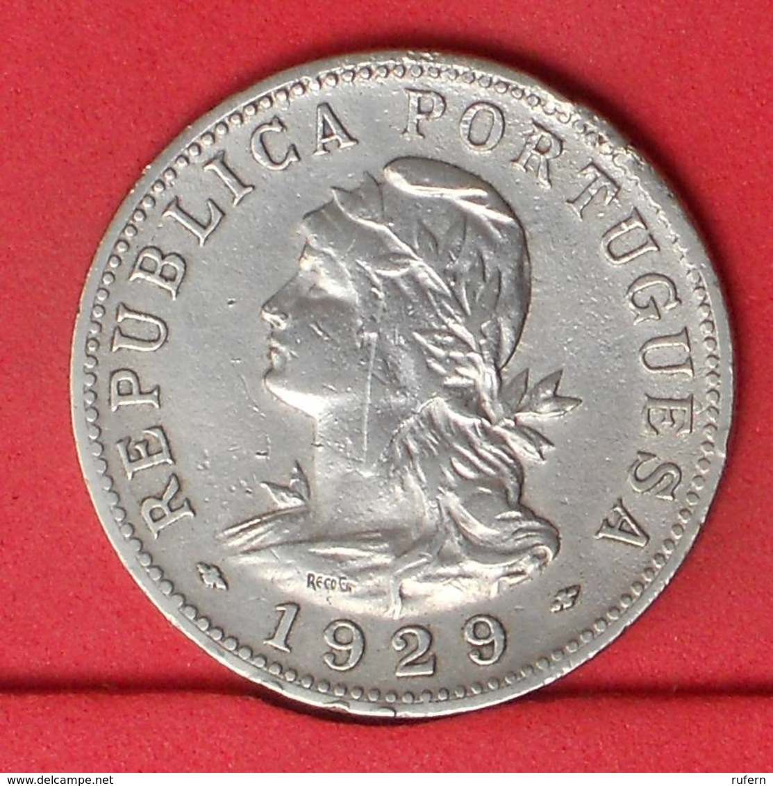 SAINT THOMAS E PRINCIPE 50 CENTAVOS 1929 -    KM# 1 - (Nº32021) - Sao Tome And Principe