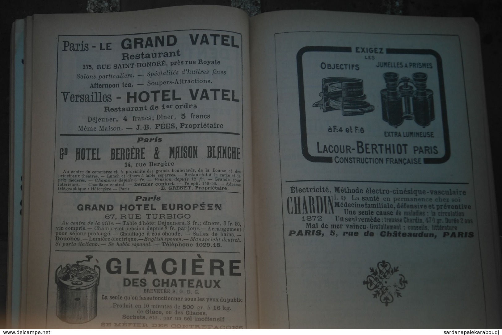 RARE Guide JOANNE 1912 de FONTAINEBLEAU et la Forêt, très documenté - peu courant.