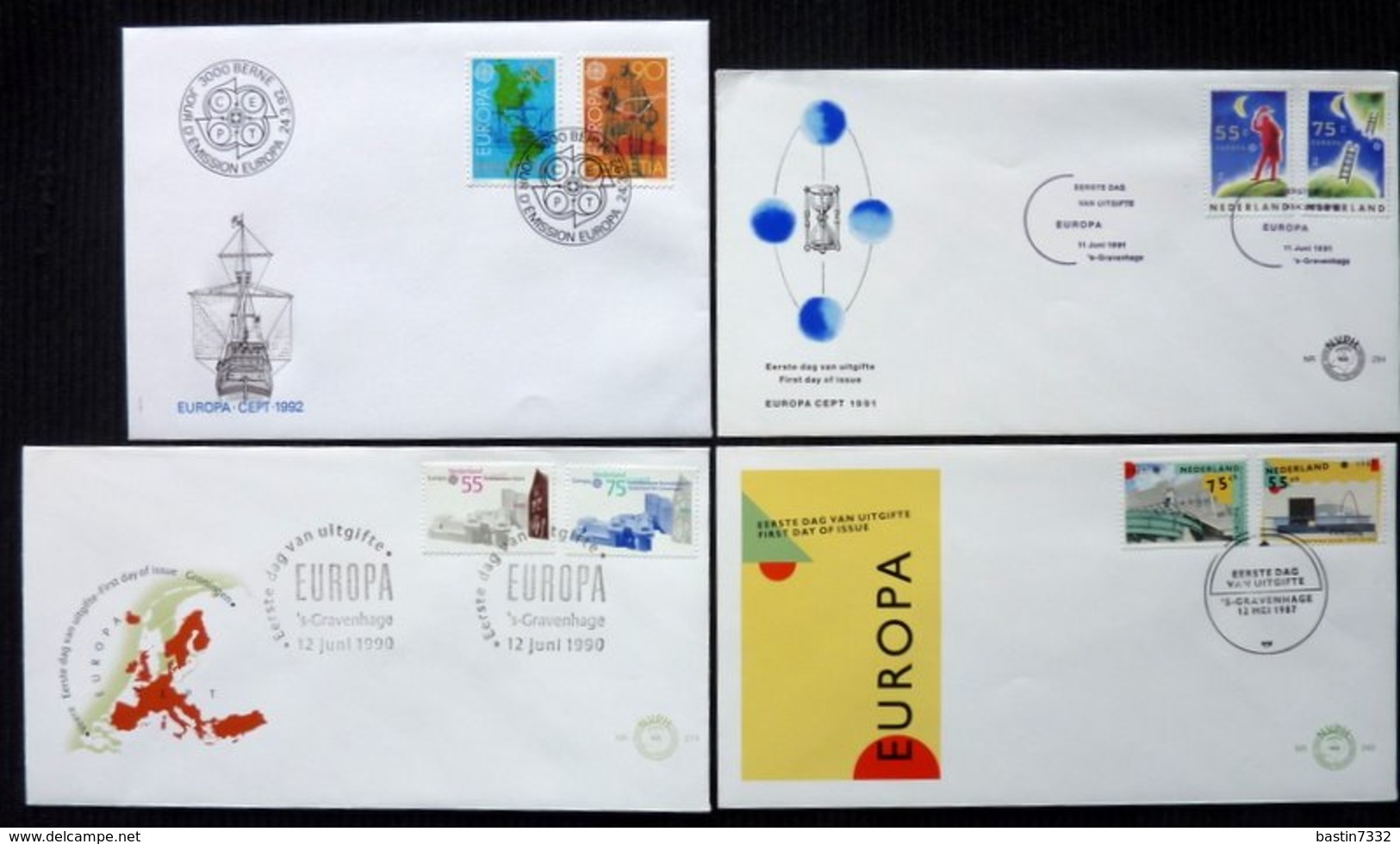 Europe Cept/Europa in stockbooks + FDC