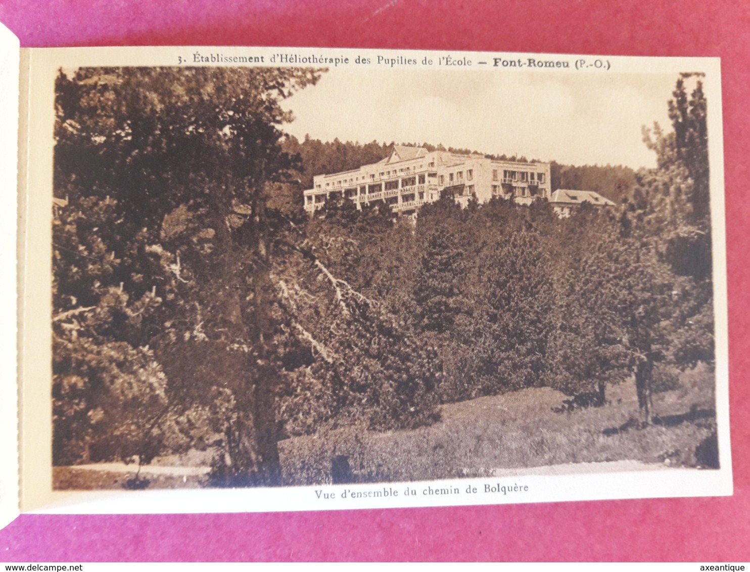 Carnet De Cartes Postales établissement D'héliothérapie Des Pupilles De L'école à Odeillo Par Font Romeu (goudin) - Autres & Non Classés