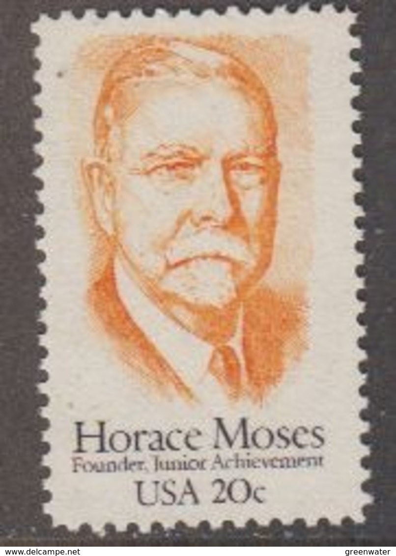 USA 1984 Horace Moses 1v ** Mnh (45011) - Ungebraucht