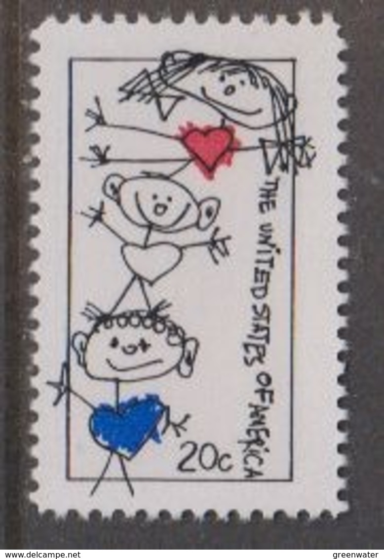 USA 1984 Childrens Drawings 1v ** Mnh (45011D) - Ongebruikt