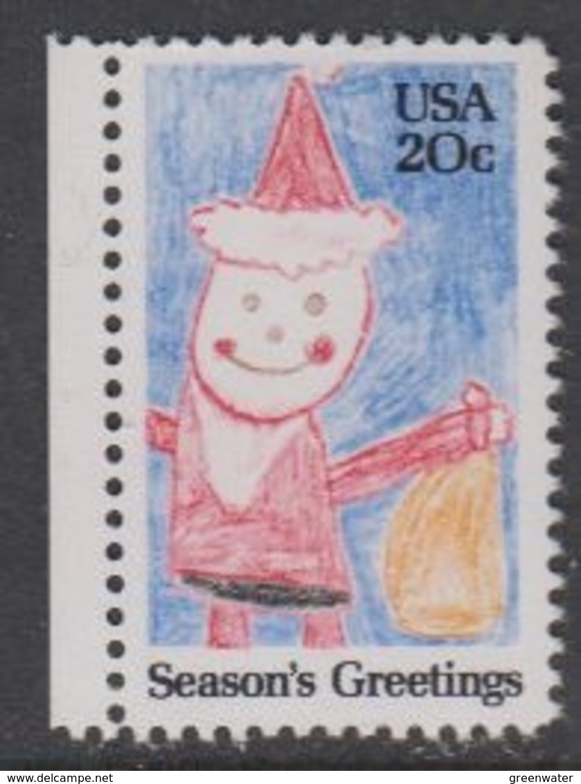 USA 1984 Season's Greetings 1v ** Mnh (45011I) - Ongebruikt