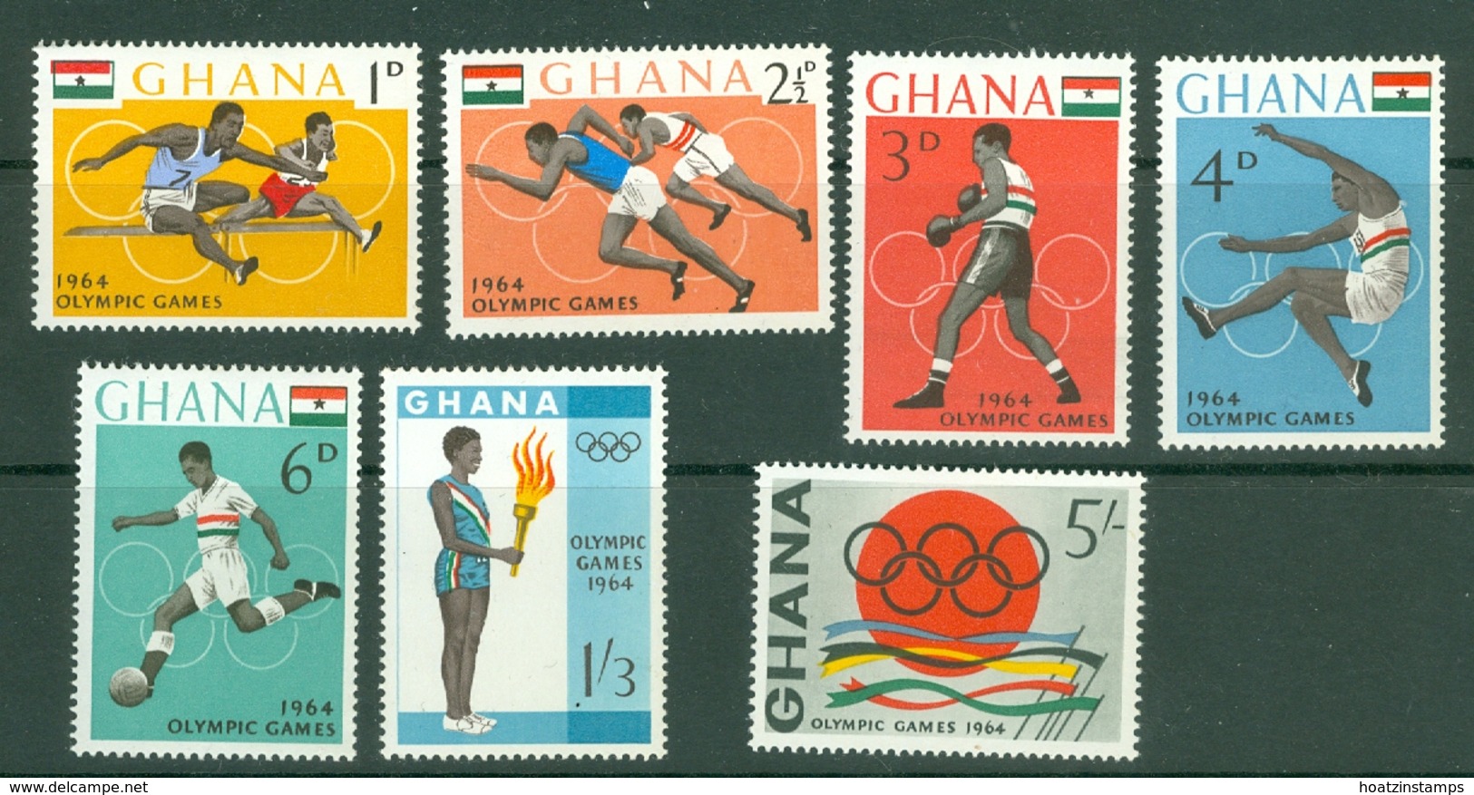 Ghana: 1964   Olympic Games, Tokyo   MH - Ghana (1957-...)