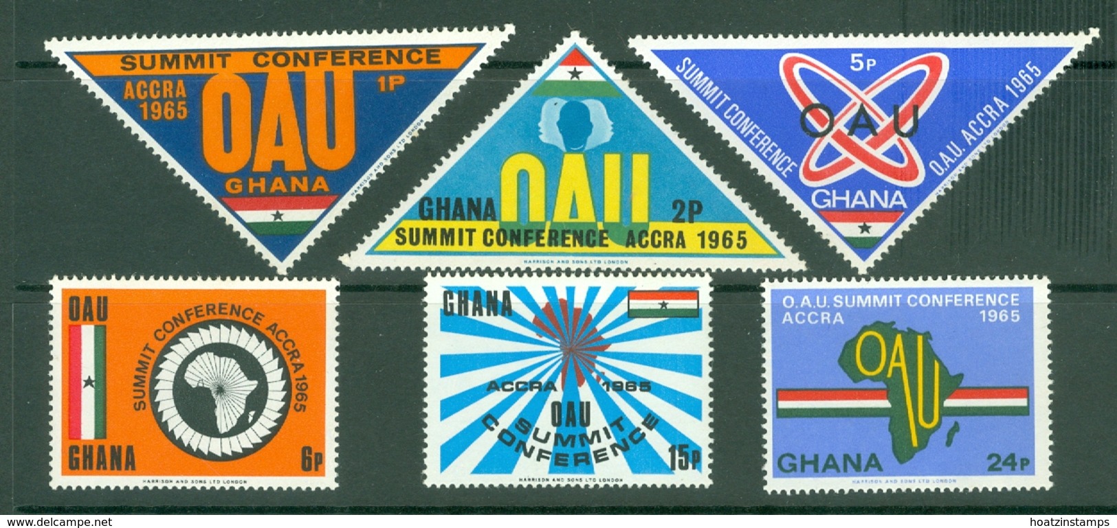 Ghana: 1965   OAU Summit Conference   MNH - Ghana (1957-...)