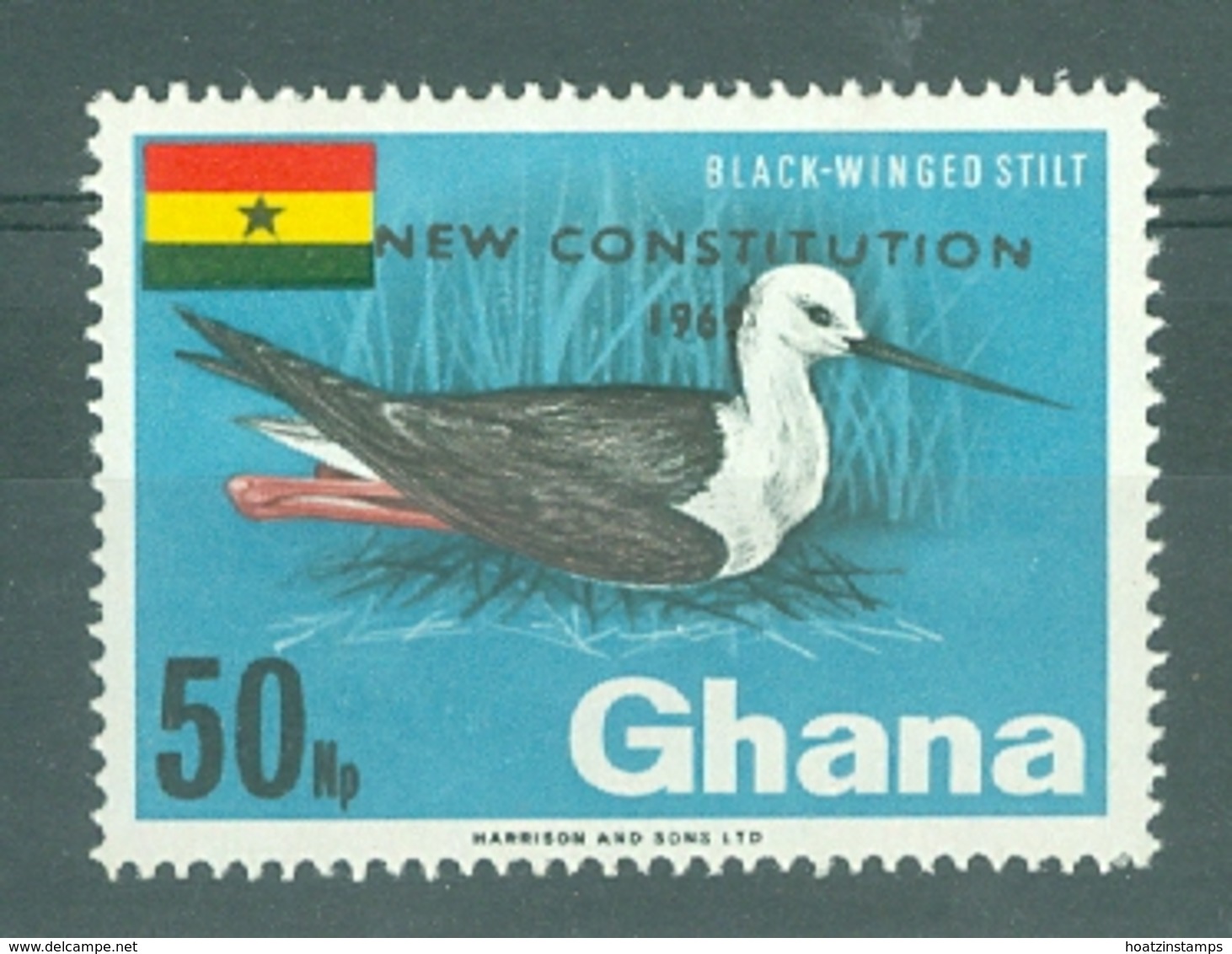 Ghana: 1969   New Constitution OVPT    SG552    50np    MNH - Ghana (1957-...)