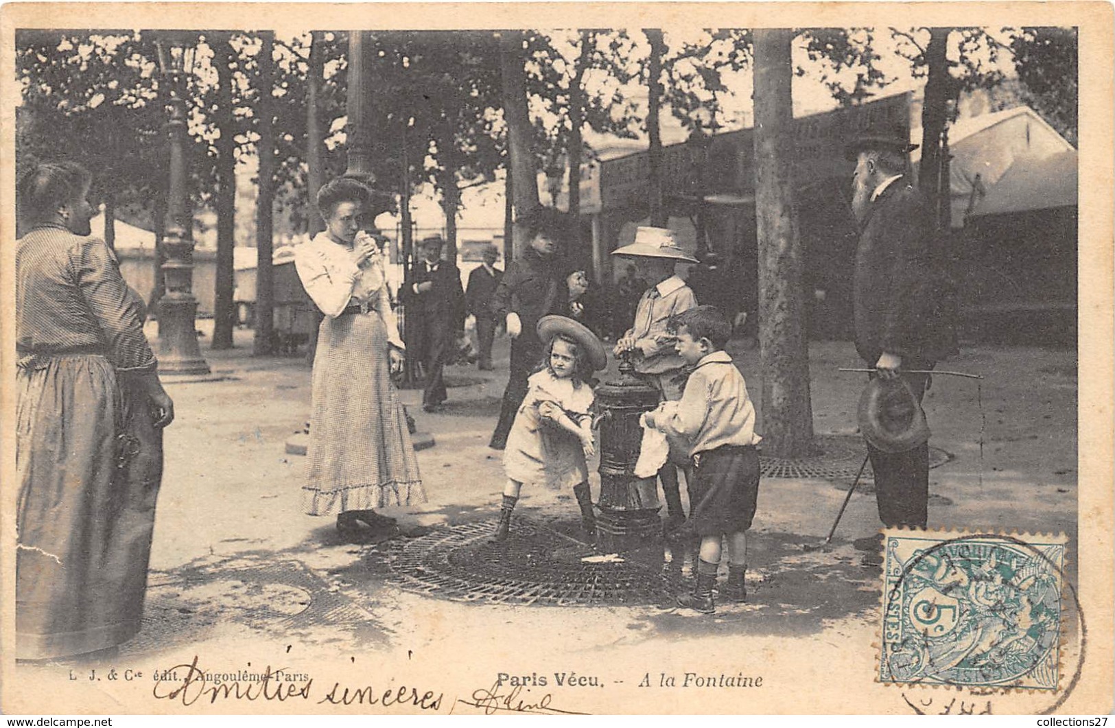 PARIS VECU- A LA FONTAINE - Sonstige & Ohne Zuordnung