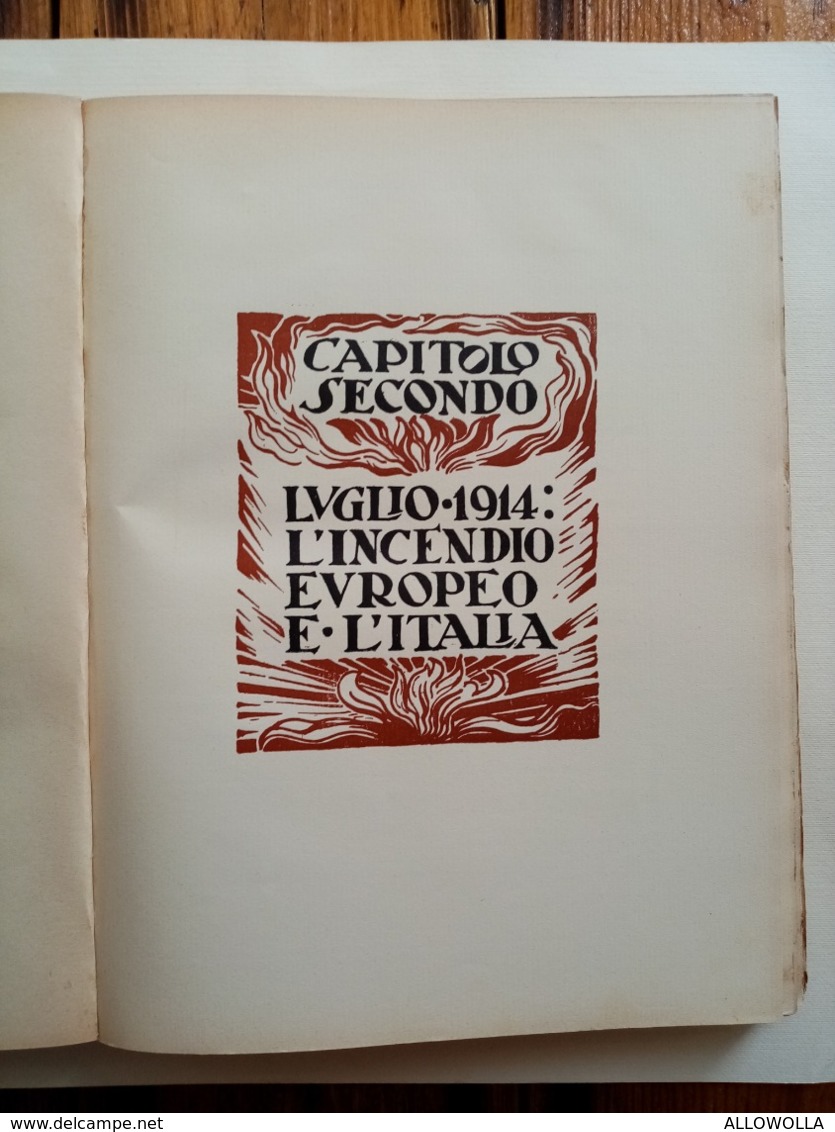 5683 "L'ITALIA E LA SUA GUERRA-ANDREA BUSETTO-1933-ARTI GRAFICHE E. PONTI-MILANO"  ORIGINALE