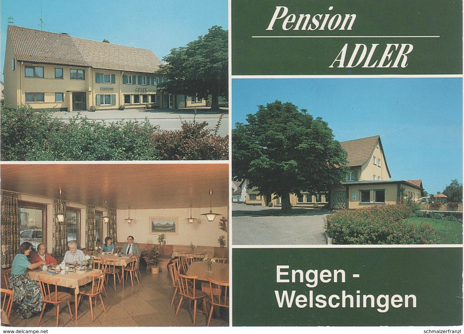 AK Engen Welschingen Pension Adler A Neuhausen Mühlhausen Ehingen Aach Weiterdingen Tengen Singen Geisingen Tuttlingen - Tuttlingen