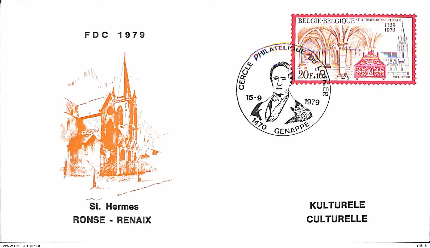 D - [901478]TB//-Belgique  - GENAPPE, Cultures, Eglises Et Cathédrale - 1971-1980