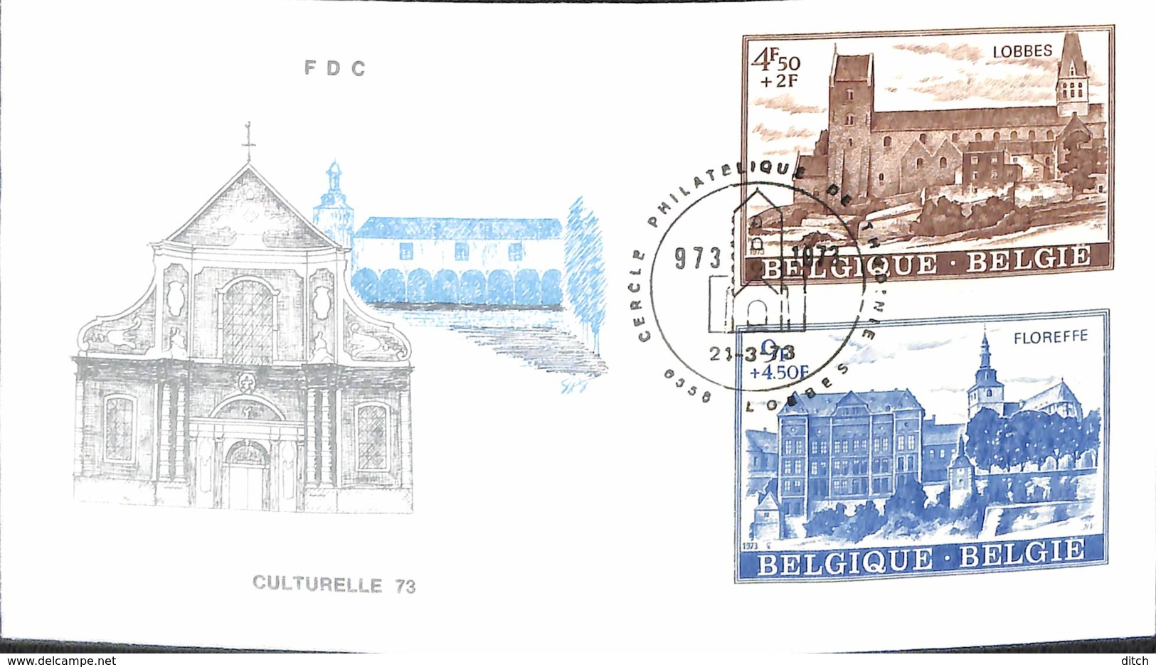 D - [901484]TB//-Belgique  - LOBBES - 1971-1980