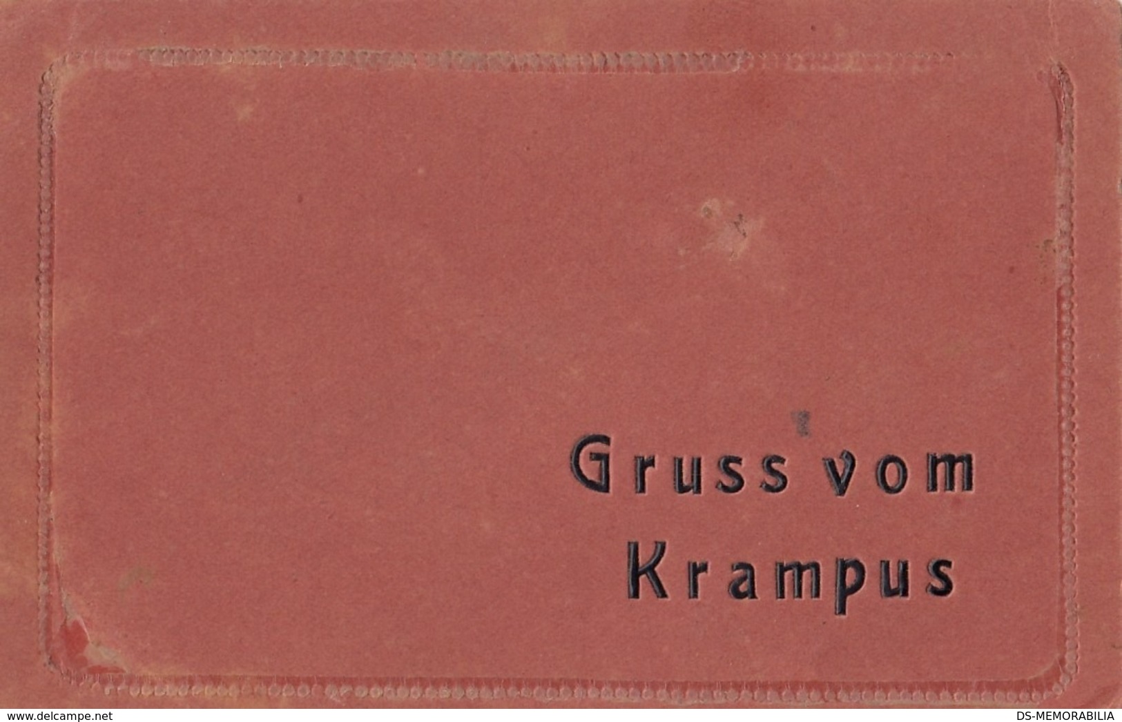 Krampus Devil - Gruss Vom Krampus Old Postcard - Nikolaus