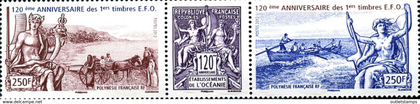 Ref. 295887 * NEW *  - FRENCH POLYNESIA . 2012. - Nuevos