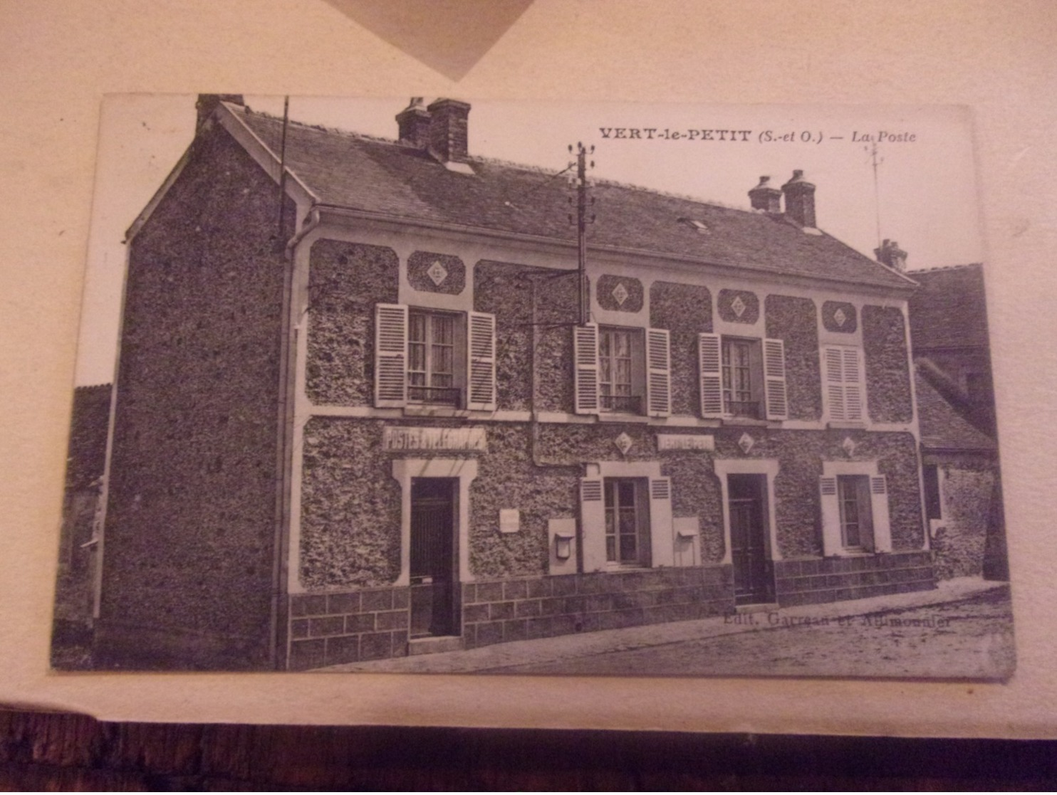 91 VERT LE PETIT LA POSTE 1923 - Vert-le-Petit