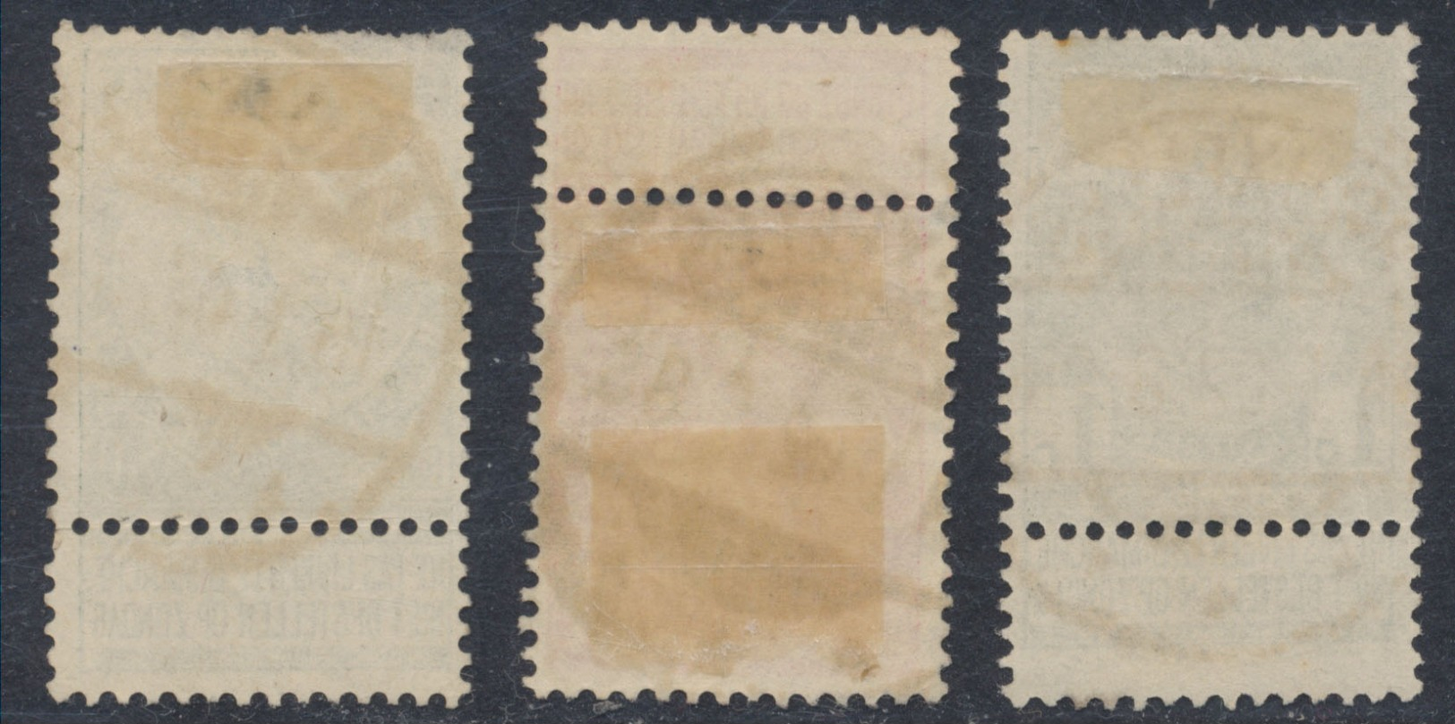 Fine Barbe - Lot De 3 TP (n°53, 58 Et 63) Avec Obl à Pont "Bruxelles" (3 étoiles) / Cachet Essai. Superbe ! - 1893-1900 Barbas Cortas