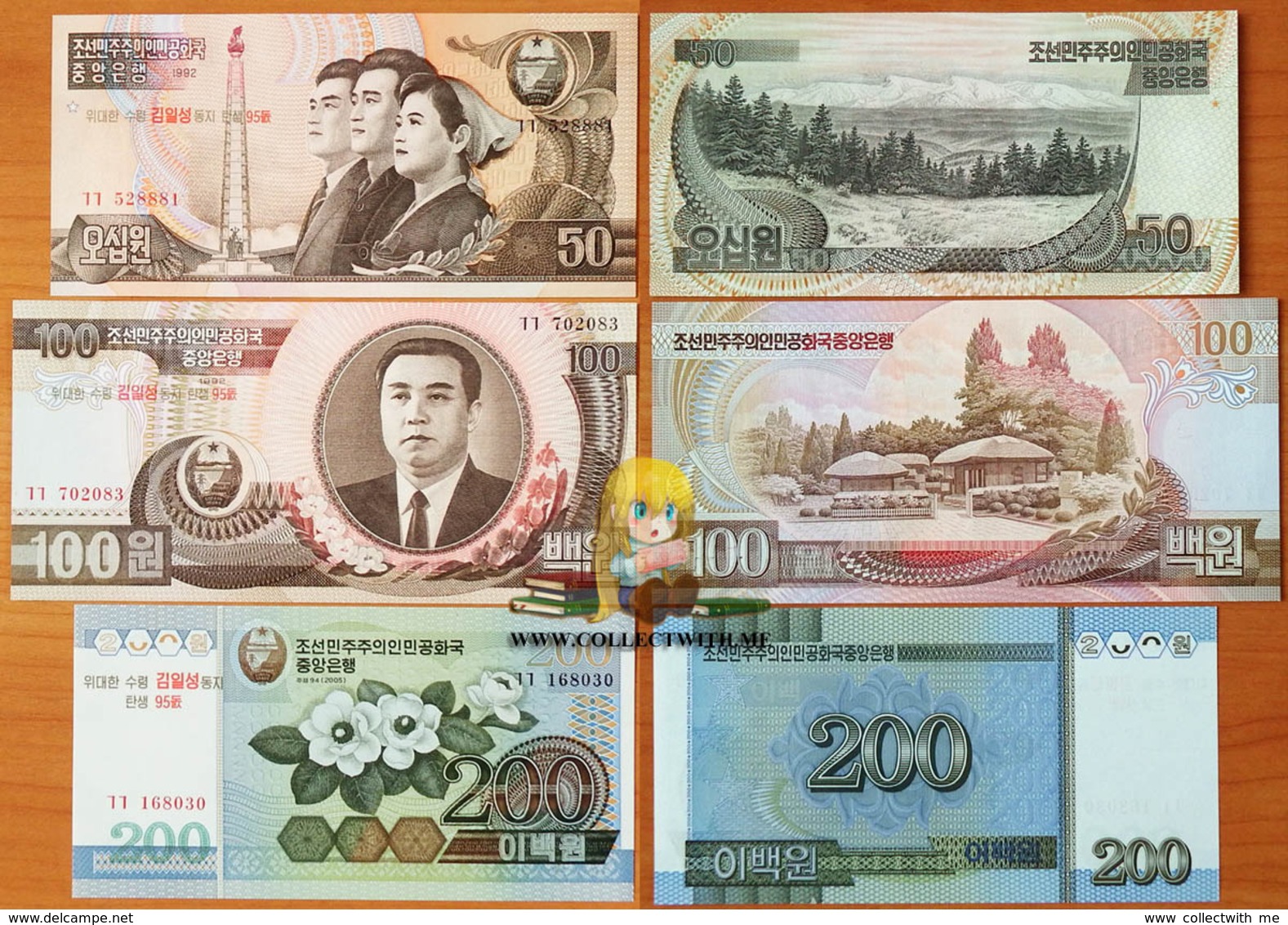 North Korea DPRK Set 95th Anniversary Of Kim Il Sung’s Birthday 2007 UNC - Corea Del Norte