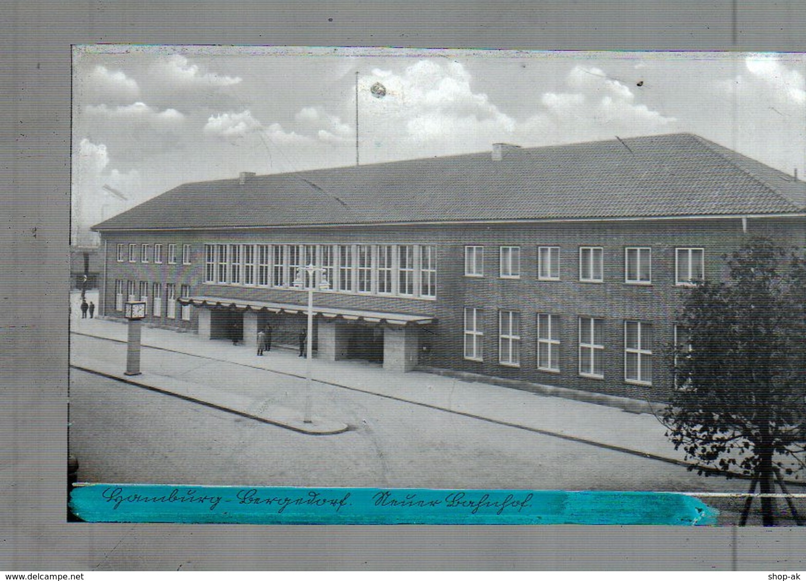 Neg5230/ Hamburg Bergedorf Neuer Bahnhof Altes Negativ  40/50er Jahre - Bergedorf