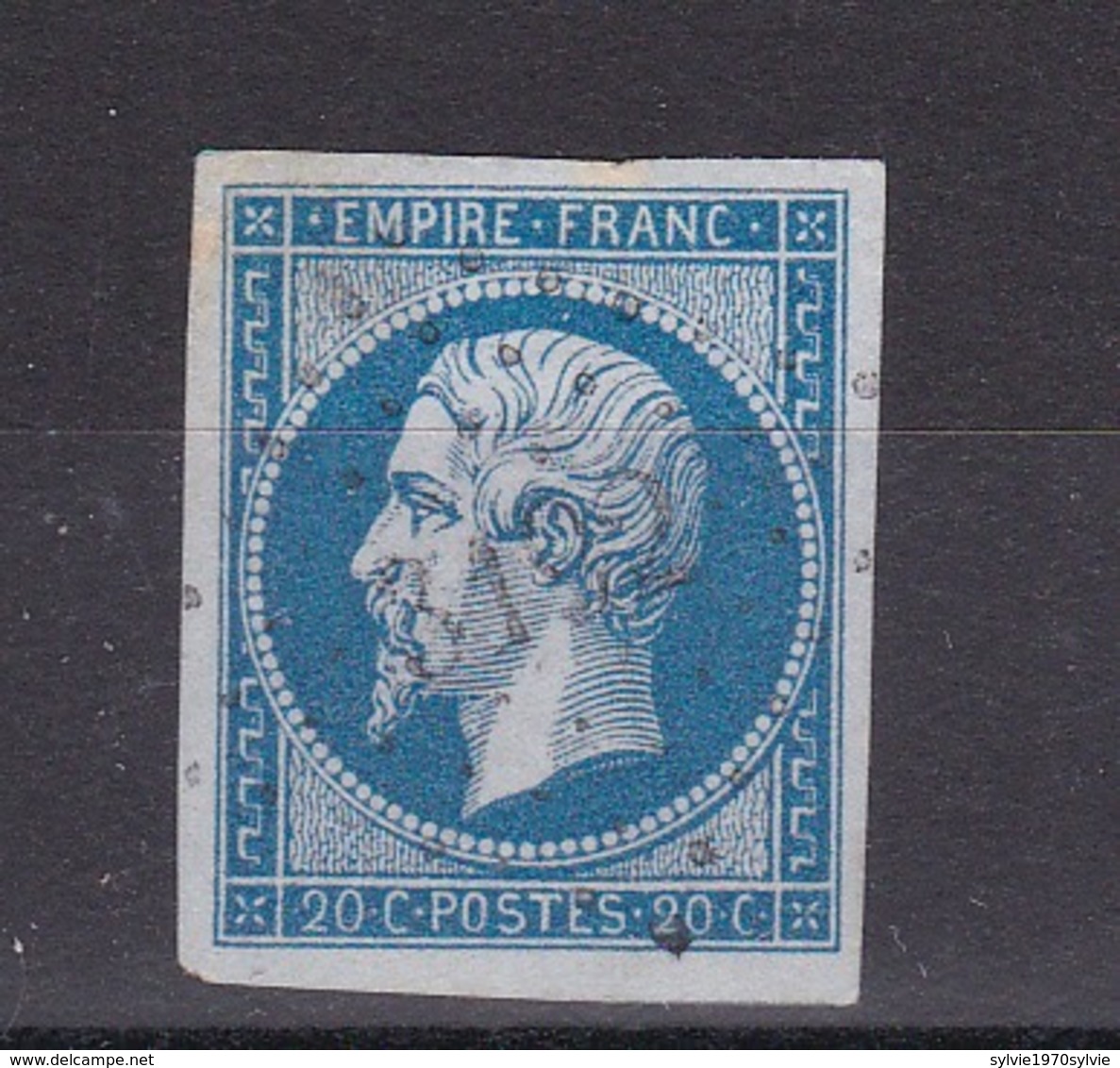 TIMBRE FRANCE/ NAPOLEON N° 14 OBLITERE - 1853-1860 Napoléon III