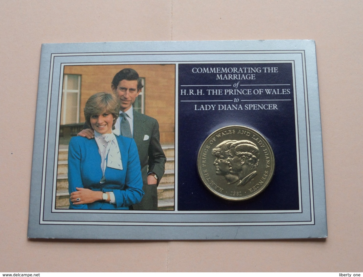 Marriage H.R.H. The PRINCE Of WALES & Lady DIANA SPENCER > 1981 ( For Grade, Please See Photo ) ! - Monete Allungate (penny Souvenirs)