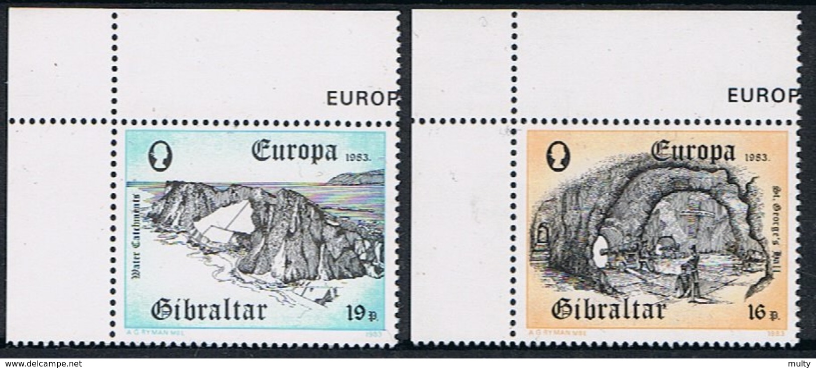 Gibraltar Y/T 471 / 472 (**) - Gibraltar