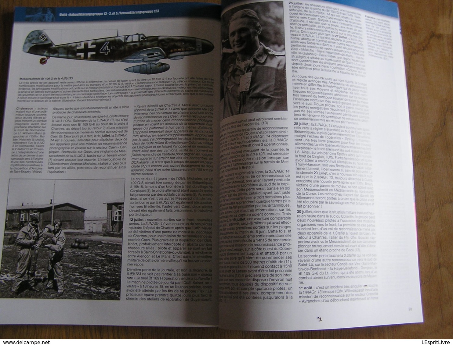 NORMANDIE 44 N° 18 Guerre 40 45 Débarquement Port en Bessin Aérodrome Carentan Bénouville Panzer Régiment 7 Th Armoured