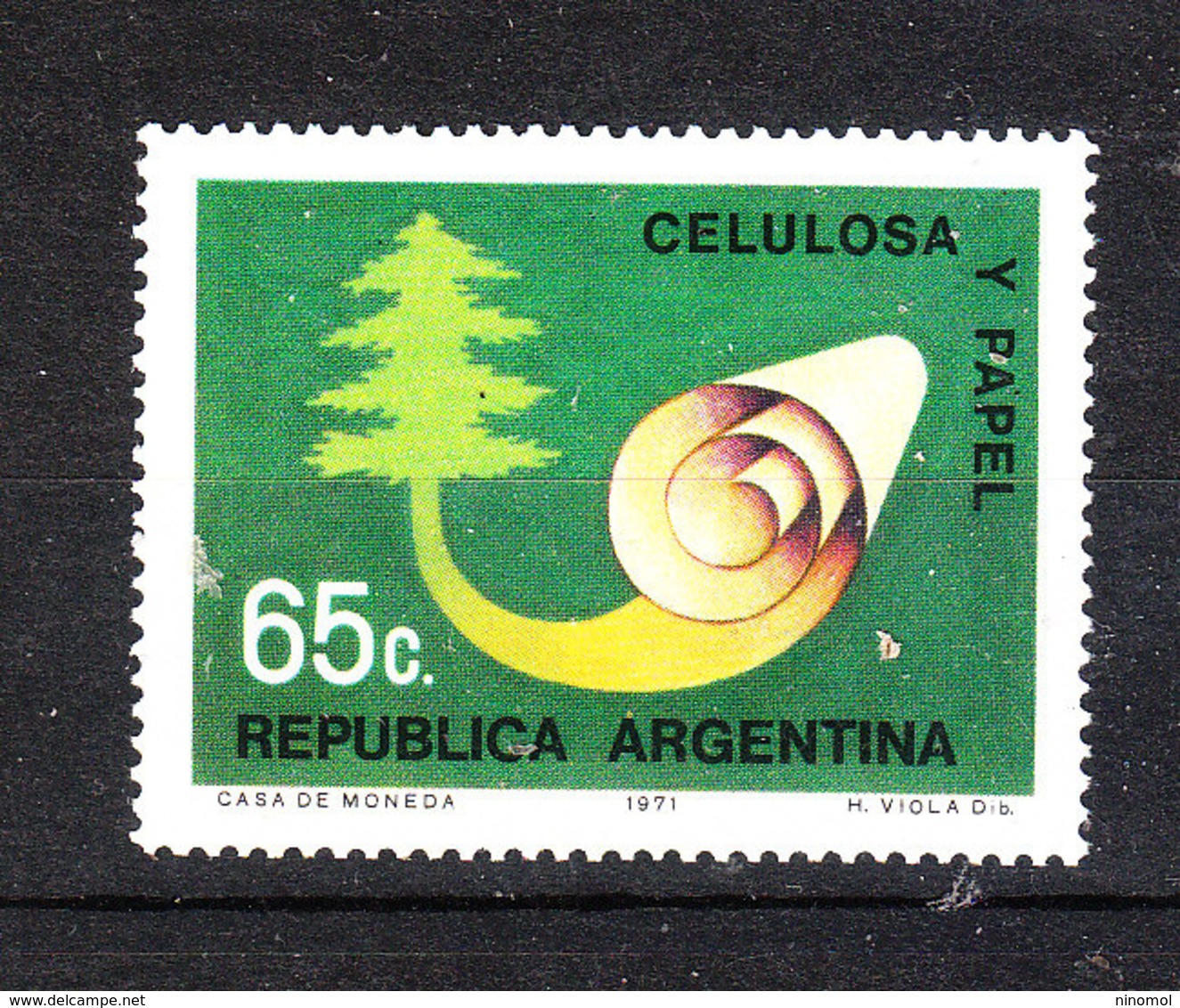 Argentina  - 1971. Industria Della Cellulosa. Cellulose Industry.. MNH - Fabriken Und Industrien