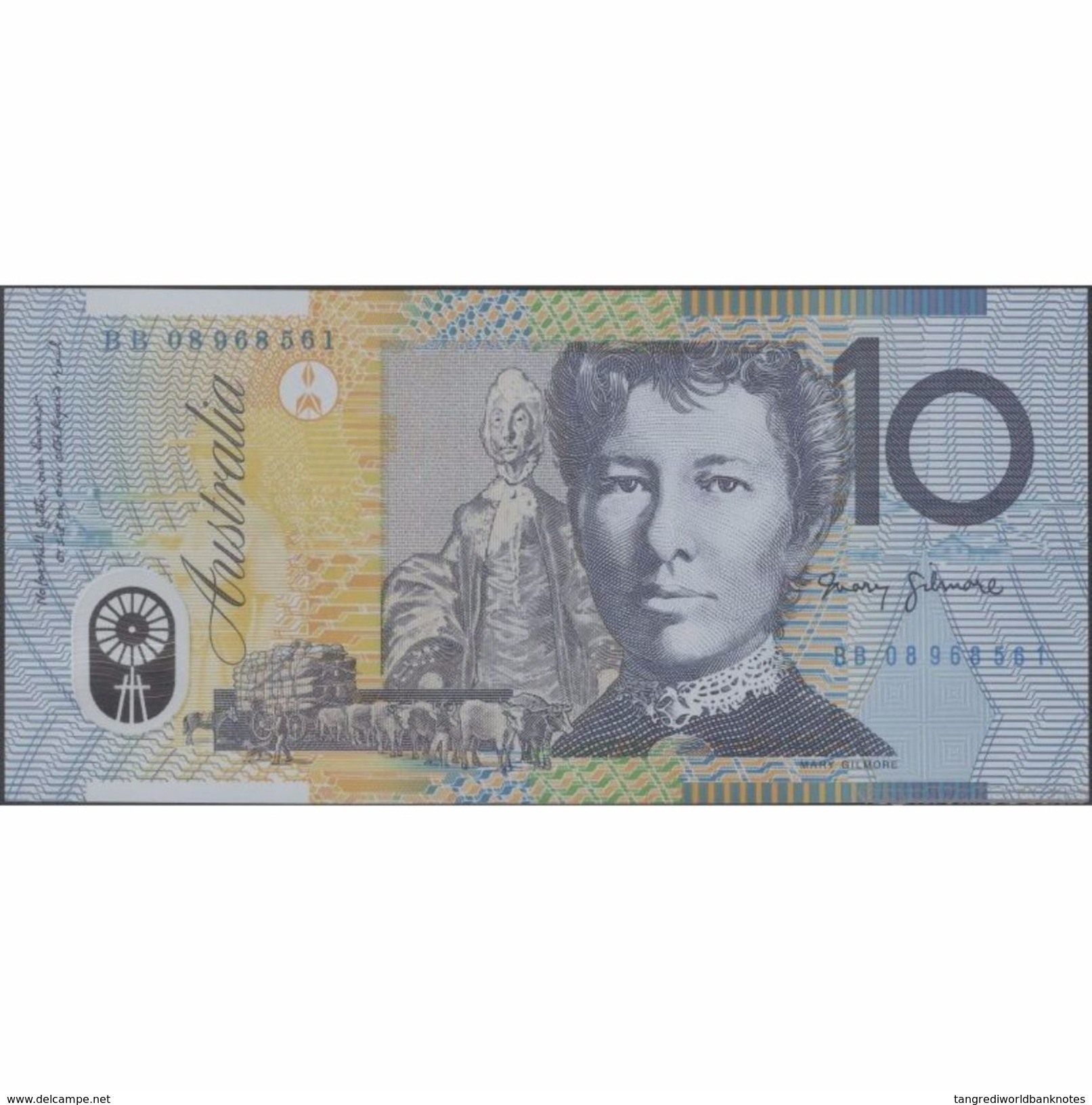 TWN - AUSTRALIA 58e - 10 Dollars 2008 Polymer - Prefix BB - Signatures: Stevens & Henry UNC - Other & Unclassified