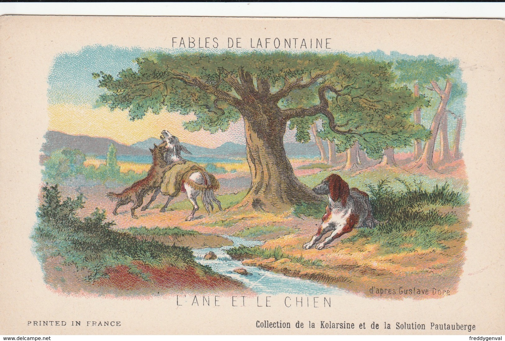 FABLES DE LA FONTAINE L,ANE ET LE CHIEN - Contes, Fables & Légendes