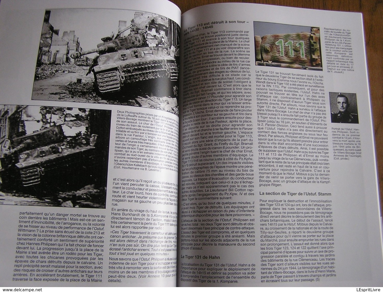 NORMANDIE 44 Hors Série N° 11 Guerre 40 45 Débarquement Autopsie d'une Bataille Villers Bocage 2 ème Partie Char Tiger