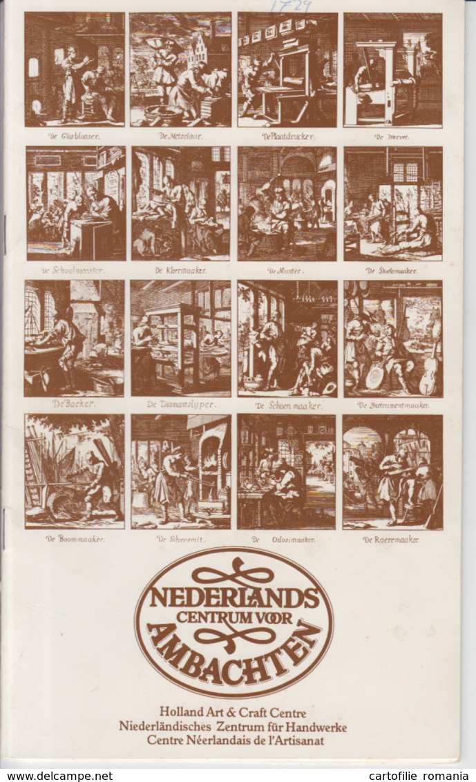 Netherlands Centrum Voor Ambachten - Crafts - Holland Art And Craft Centre - 17 Pages - German And French Language - Musei & Esposizioni